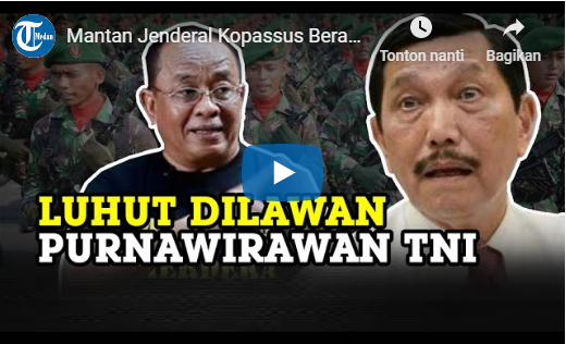 luhut dilawan purnawirawan TNI
